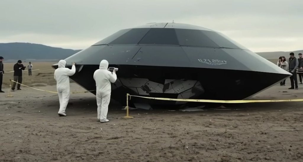 داستان پشت این ویدیوی وایرال از یک محل سقوط ادعایی بشقاب پرنده چیست؟