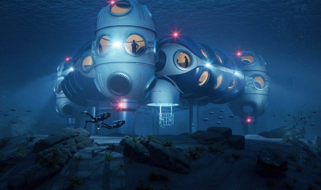 کلونی دائمی زیر آب