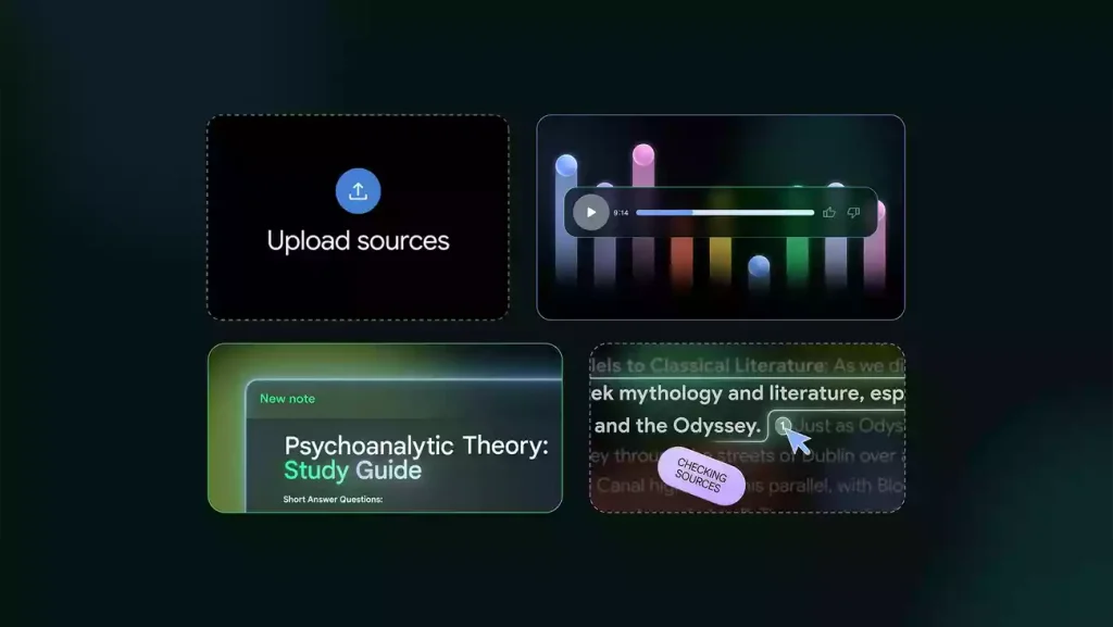 NotebookLM برای اندروید و iOS