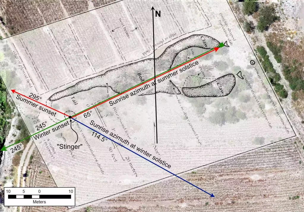 تپه عقربشکل ۲۰۰ فوتی در مکزیک